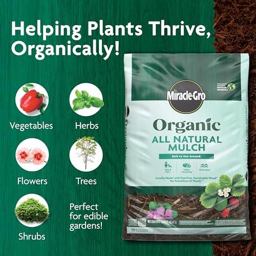 Miracle-Gro Organic All Natural Mulch, 1.5 cu. ft. - SHOP NO2CO2