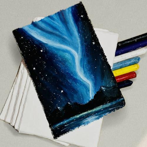 Wanderings Handmade White Deckle Edge Blank Paper - 4x6" - Pack of 50 - Watercolour/Mixed Media Paper - Save The Date, Invitations, Greeting Cards, Notes, DIY Arts & Crafts - Thick 150 GSM - SHOP NO2CO2