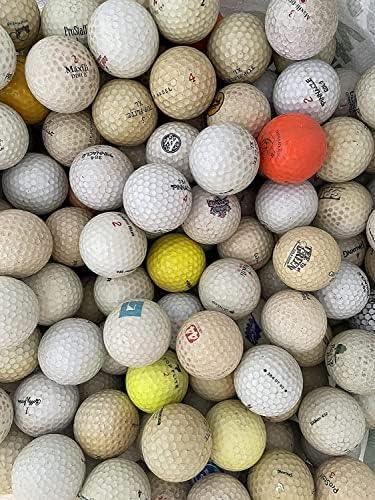 Golf Ball Monkey Cheap Assorted Recycled Hit Away Golf Balls Bulk - Hit Away Golf Balls - Assorted Color Golf Balls - Includes - Golf Balls, 15 Golf Ball tees and Mesh Carrying Bag - SHOP NO2CO2