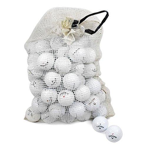 Callaway Assorted Models Recycled B/C Grade Golf Balls in Onion Mesh Bag (72-Piece), White - SHOP NO2CO2