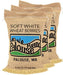 Soft White Wheat Berries | 15 LBS | Family Farmed in Washington State | 100% Desiccant Free | Non-GMO Project Verified | 100% Non-Irradiated | Kosher | Field Traced | Burlap Bag | (5 Pound, Pack of 3) - SHOP NO2CO2