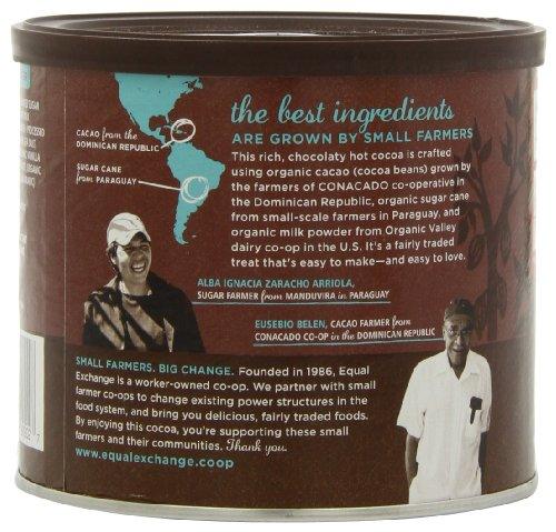 Equal Exchange Organic Hot Cocoa Mix, 12-Ounce Tins (Pack of 3) - SHOP NO2CO2