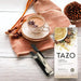 TAZO Classic Chai Latte, Aromatic Chai Latte Tea Blend with Cinnamon & Vanilla, Black Tea Concentrate, Easy to Make Hot or Cold, Includes Moofin Silver SS Tea Bag Squeezer Chai Tea (Pack of 2) - SHOP NO2CO2