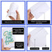 Joyberg Blank Cards and Envelopes 4x6, 30 Pack White Invitation Cardstock with 30 Pack Envelopes, Self-Seal Thank you Blank Greeting Cards and Envelopes, for All Occasions DIY, Print custom - SHOP NO2CO2