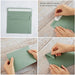 50 Pack 5 x 7 Envelopes Colored Self Seal for Wedding, Party Invitations, Greeting Cards, Announcements, Photos, 5.24 x 7.21 Inches (Sage Green) - SHOP NO2CO2