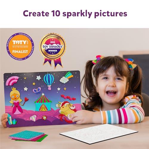 Skillmatics Art & Craft Activity - Foil Fun Unicorns & Princesses, No Mess Art for Kids, Craft Kits & Supplies, DIY Creative Activity, Gifts for Girls & Boys Ages 4, 5, 6, 7, 8, 9, Travel Toys - SHOP NO2CO2