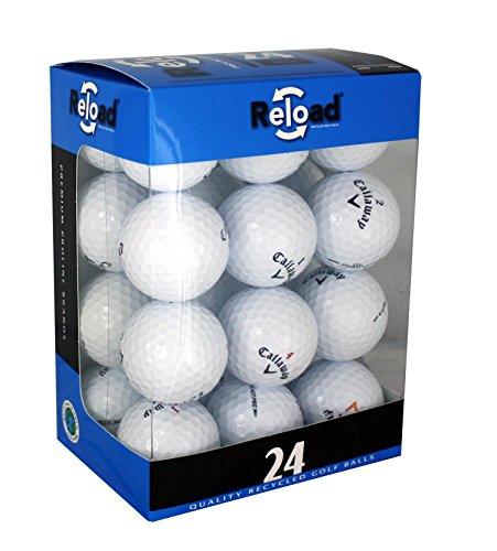 Reload Recycled Golf Balls (24-Pack) of Callaway Golf Balls, One Size, White - SHOP NO2CO2