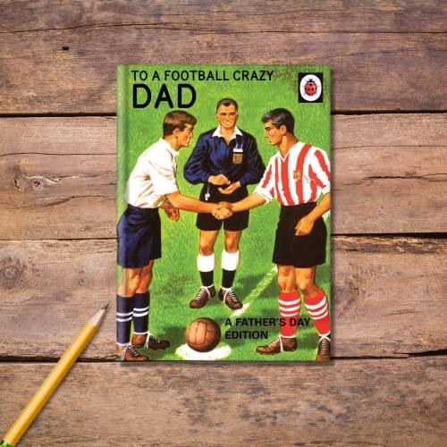 LADYBIRD Official Father's Day Card to Dad, Fathers Day Card for Dad, Father's Day Football Card, Sport Fathers Day Card, Fathers Day Card for Dad Football, Climate Pledge Friendly Card - SHOP NO2CO2