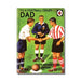 LADYBIRD Official Father's Day Card to Dad, Fathers Day Card for Dad, Father's Day Football Card, Sport Fathers Day Card, Fathers Day Card for Dad Football, Climate Pledge Friendly Card - SHOP NO2CO2