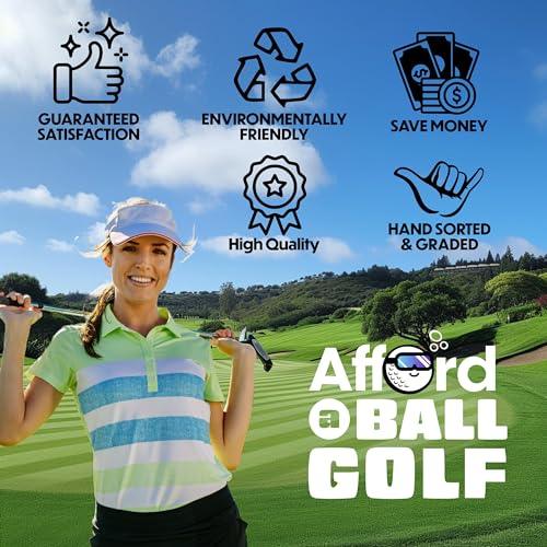 Afford-A-Ball Golf. (50 Pack) Used and Recycled White Golf Balls in Good Condition. Miscellaneous Value Brands. Par Grade (Good,3A). Golf Supplies for Men & Women. Best Budget Golf Balls - SHOP NO2CO2