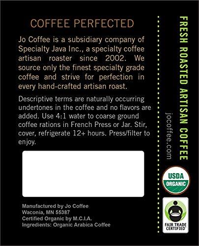 COLOMBIA JO: 2 lb Organic Coffee, Whole Bean, Medium Roast, 100% USDA Organic, Fair Trade Certified, Kosher Certified, GMO Free, Gluten Free, Organic Arabica Colombian Gourmet Specialty Coffee - SHOP NO2CO2