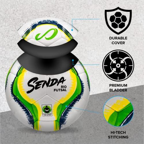 SENDA Rio Match Futsal Ball, Fair Trade Certified - SHOP NO2CO2