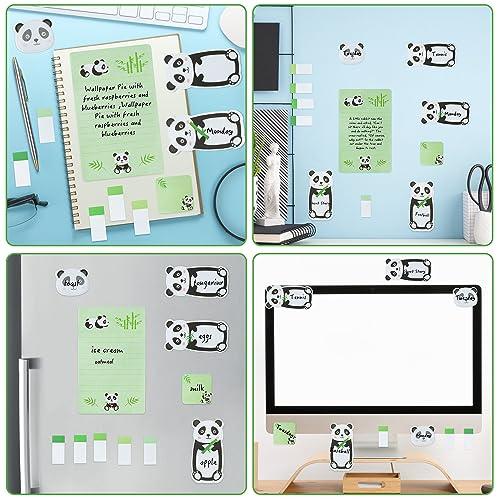 I Just Really Like Pandas Sticky Notes Set, 550 Sheets, Cute Cartoon Pandas Self-Stick Notes Pads Animal Divider Tabs Bundle Writing Memo Pads Page Marker School Office Supplies Small Gift - SHOP NO2CO2