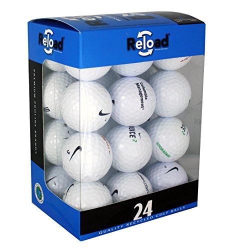 Reload Recycled Golf Balls (24-Pack) of Nike Golf Balls, White, One Size - SHOP NO2CO2