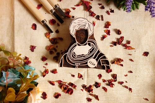 Elieen Collins Nasa Female astronaut stamp for block printing, paper crafts, ceramics, sustainable handmade one of a kind gifting - SHOP NO2CO2