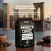 BROOKLYN COFFEE Whole Bean, Breakfast Blend Light Medium Roast (5lb) Delicate, Smooth, Low Acidity - Fresh Bulk Coffee Beans Roasted Weekly in NYC - SHOP NO2CO2