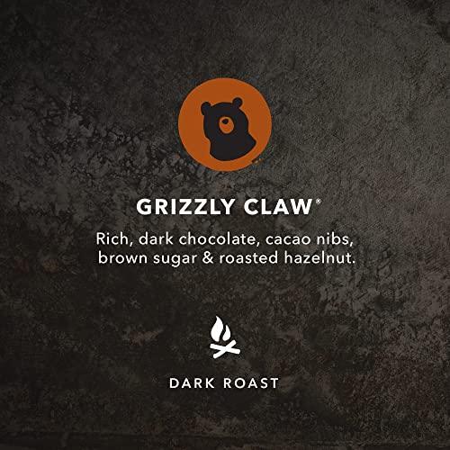 Kicking Horse Coffee Grizzly Claw, Dark Roast, Ground, Certified Organic, Fairtrade, Kosher, Black, 60 Oz, Pack of 6 - SHOP NO2CO2