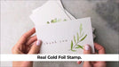 4x6 Golden Greenery Thank You Cards with Envelopes (Bulk 36-Pack), Matching Peel-and-Seal Envelopes | Wedding Thank You Cards, Bridal Shower Thank You Cards, Birthday Party, Baby Shower, Blank Notes Small Business Box Assorted Stationary Personalized - SHOP NO2CO2