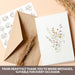 20 Pack Blank Cards and Envelopes 4x6 - Watercolor Wildflowers Blank Greeting Cards with Envelopes and Matching Sticker - Blank Note Cards and Envelopes for All Occasions - SHOP NO2CO2