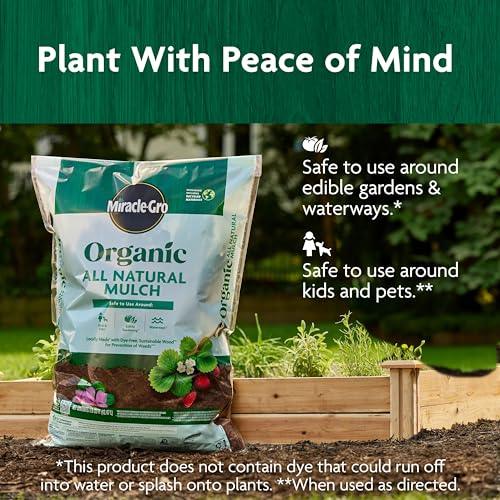 Miracle-Gro Organic All Natural Mulch, 1.5 cu. ft. - SHOP NO2CO2