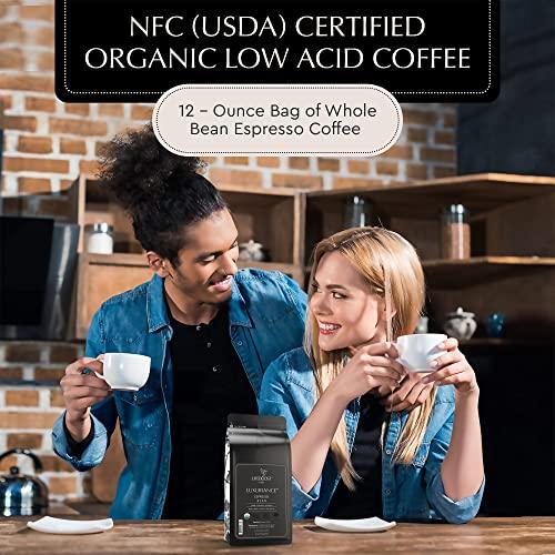 Lifeboost Coffee Espresso Whole Beans Coffee - Low Acid Single Origin USDA Organic Coffee - Non-GMO Espresso Coffee Third Party Tested For Mycotoxins & Pesticides (Espresso Whole Bean 12oz x 3 pack) - SHOP NO2CO2