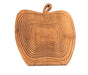 RaanPahMuang Fair Trade Bamboo Wood Collapsible Apple Fruit Serving Basket - SHOP NO2CO2