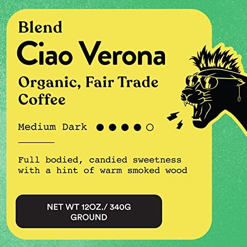 Brazuka Coffee Roasters, Ciao Verona, Medium-Dark Roast, 12oz Whole Bean, 1 bag - SHOP NO2CO2