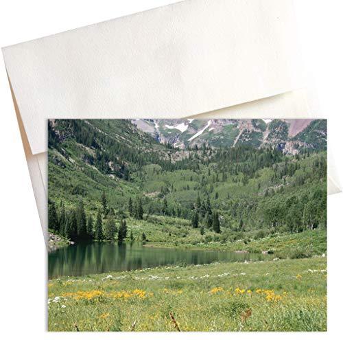 A Quiet Day — Majestic Aspen Valley Note Cards (Box of 8) - SHOP NO2CO2