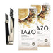 TAZO Classic Chai Latte, Aromatic Chai Latte Tea Blend with Cinnamon & Vanilla, Black Tea Concentrate, Easy to Make Hot or Cold, Includes Moofin Silver SS Tea Bag Squeezer Chai Tea (Pack of 2) - SHOP NO2CO2