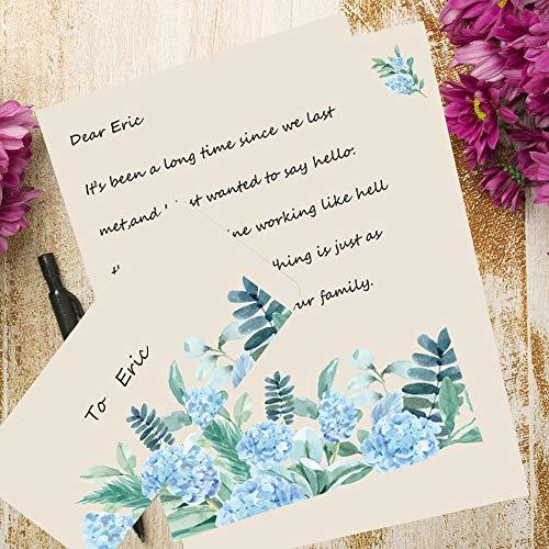 48Pcs Stationary Writing Paper with Envelopes - Japanese Stationery Set Double Sided Printing Floral Letter Writing Paper, 32 Stationary Papers + 16 Envelopes, 7.5 x 10.4 Inch of Each Stationary Paper - SHOP NO2CO2