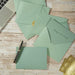 50 Pack Sage-Green A7 Envelopes with Cards 5x7 Thick Folded Cardstock and Gold Stickers for Greeting Cards, Wedding, Birthday, Invitations, Baby Showers (Sage-Green, 5x7) - SHOP NO2CO2