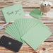 50 Sheets Blank Cardstock Paper 250 GSM Thick Heavy Cards Stock for DIY Art Projects, Card Making, Postcards, Greeting Cards, Birthday Party, Wedding Invitation (Sage-Green, 5x7 inches) - SHOP NO2CO2