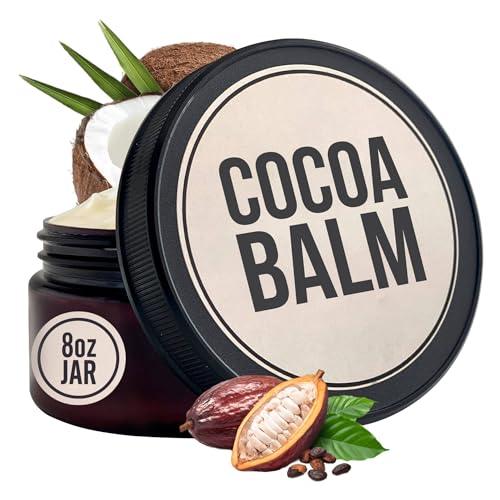 Cocoa, Shea, & Coconut Body Butter | All Natural Moisturizer for Dry Skin | Cocoa Butter for Deep Hydration | Body Balm for Men & Women | 8oz Jar - SHOP NO2CO2