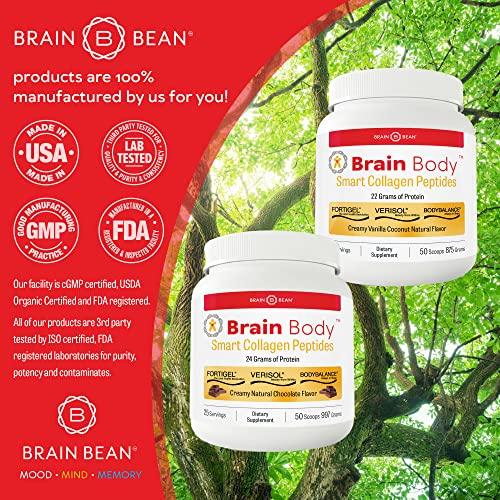 Brain Body Collagen Peptides Powder - Vital Proteins from Collagen Peptides Powder Supplement for Skin, Muscle, and Joints - Collagen Supplements for Women and Men - 25 Servings - 875 Grams - SHOP NO2CO2