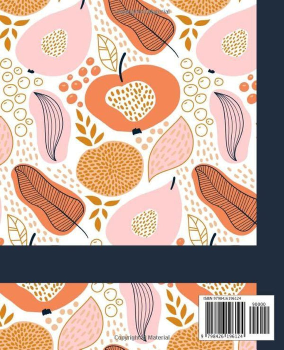 Bohemian Peaches Composition Notebook: Bohemian Aesthetic College Ruled Notebook (7.5 x 9.25) - 120 Pages: For Kids, Teens and Adults - SHOP NO2CO2