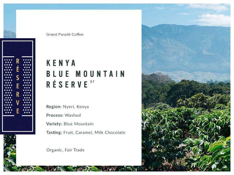 Grand Parade Coffee, 3 Lbs Organic Unroasted Kenya Blue Mountain Green Coffee Beans, 100% Prime Grade 1, Specialty Arabica - Fair Trade Single Origin - SHOP NO2CO2