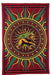 Luna Bazaar Zion Lion Bohemian Tapestry, Wall Hanging, and Bedspread (Medium, 4.5 x 7 Feet, 100% Cotton, Fair Trade Certified) - SHOP NO2CO2