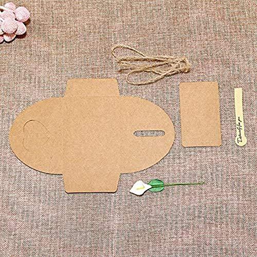 JOHOUSE 50PCS thank you cards with envelopes,Dried Flowers Greeting Cards,Brown Retro Kraft Paper Envelopes, Note Card,Thank Notes,for Father's Day,Wedding,Birthday, Invitation Wish Card - SHOP NO2CO2