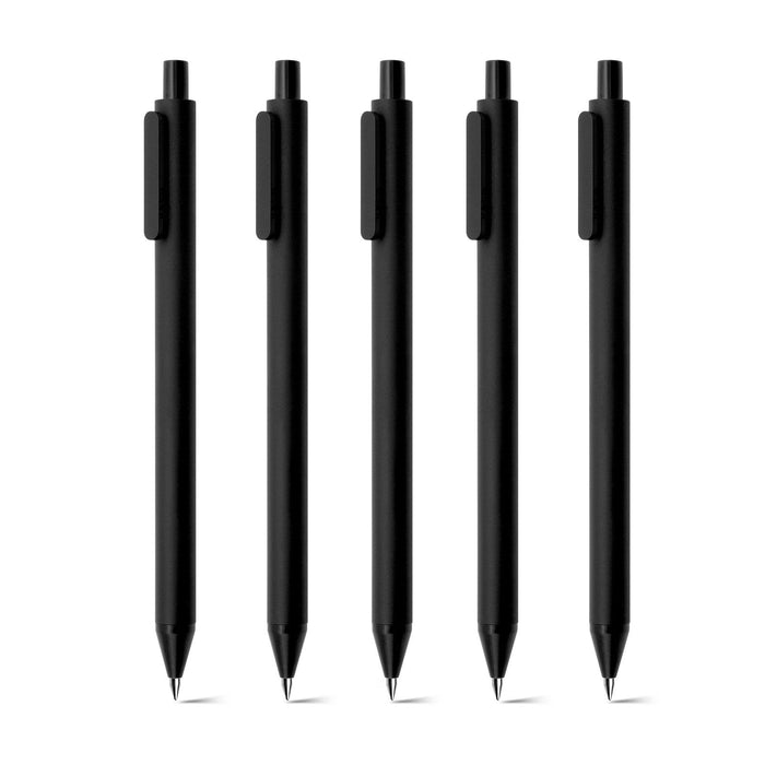 Kaco Gel Pens Black 0.5mm Fine Point 10 Pieces Retractable Aesthetic Pens School Office Supplies (10 Black) - SHOP NO2CO2