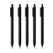 Kaco Gel Pens Black 0.5mm Fine Point 10 Pieces Retractable Aesthetic Pens School Office Supplies (10 Black) - SHOP NO2CO2