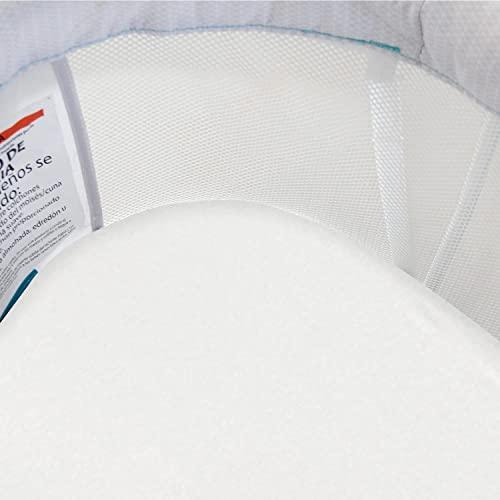 100% Cotton Bassinet Sheets Compatible with SNOO Smart, Regalo, Safety 1st, ANGELBLISS 3 in 1 Rocking and Chicco LullaGo Portable Sleeper Bassinet, 2 Pack, Ultra Soft Bassinet Sheet, White - SHOP NO2CO2