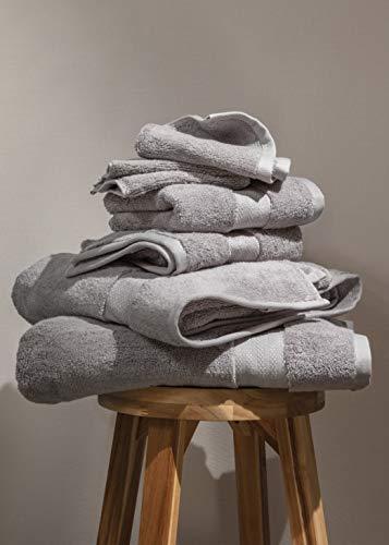 100% Organic Cotton Bath Towel Set | Bathroom Luxury Towel Set of 6 | GOTS Certified | Hotel Premium Towels | 700 GSM | 2 Bath Towel 30 x 56 | 2 Hand Towel 16 x 30 | 2 Wash Cloth 13 x 13 | Dark Gray - SHOP NO2CO2