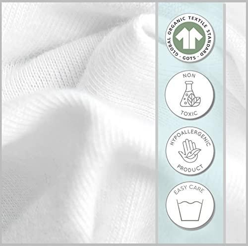 100% Organic Cotton Fitted Bassinet Sheets Fits Halo, Snoo, Graco, Dream on Me, Delta, and All Other Standard Size Bassinets. 3 Pk Adapts to Oval, Hourglass & Rectangle Shaped Bassinet Pads. - SHOP NO2CO2