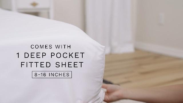 400 Thread Count Cotton - Full Size Sheet Set - 100% Cotton Sheets - 400-Thread-Count - Sateen Cotton - Deep Pocket Cotton Bed Sheets - Silky & Soft Cotton - Hotel Quality Cotton Sheet for Full Beds - SHOP NO2CO2