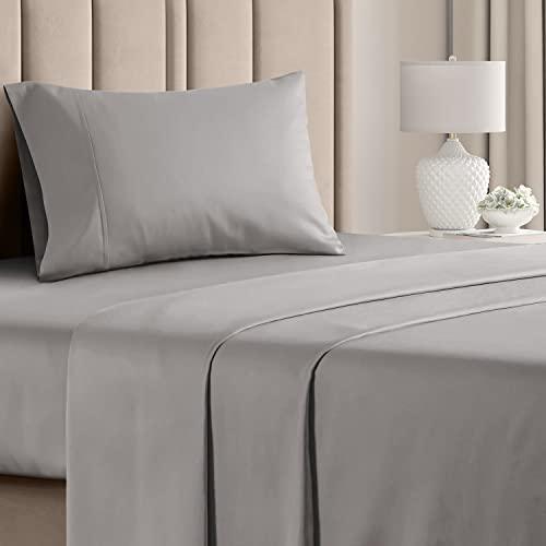 400 Thread Count Cotton - Twin XL Size Sheet - 100% Cotton Sheets - 400-Thread-Count - Sateen Cotton - Deep Pocket Cotton Bed Sheets - Silky & Soft Cotton - Hotel Quality Cotton Sheet for Twin XL Beds - SHOP NO2CO2