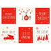 6 Pcs Merry Christmas Swedish Dishcloths Xmas Snowflakes Kitchen Dish Towels Set Winter Holiday Kitchen Dishcloths Christmas Theme Hand Towels Xmas Tree Kitchen Supplies Reusable Bathroom Decorations - SHOP NO2CO2