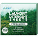 AIDEA Laundry Detergent Sheets, Eco-Friendly Laundry Detergent, Washer Sheets Detergent, No Plastic Jug, Laundry Soap Sheets For Travel, Home Washing, Fresh Scent-(160 Loads) 80 Sheets - SHOP NO2CO2