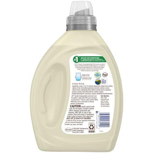 all Laundry Detergent Liquid, Free Clear Eco, Plant-Based Clean, Ultra-Concentrated, 100 Loads - SHOP NO2CO2
