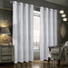 always4u 100% Blackout Foil Print Ridged Velvet Curtains Damask 95 Inches Long Drapes 2 Panels Shiny Metallic Window Treatment White 54 * 95 Inches - SHOP NO2CO2