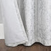 always4u 100% Blackout Foil Print Ridged Velvet Curtains Damask 95 Inches Long Drapes 2 Panels Shiny Metallic Window Treatment White 54 * 95 Inches - SHOP NO2CO2